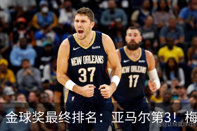 金球奖最终排名：亚马尔第3！梅西第5 去年得主第7 巴黎3人进前10